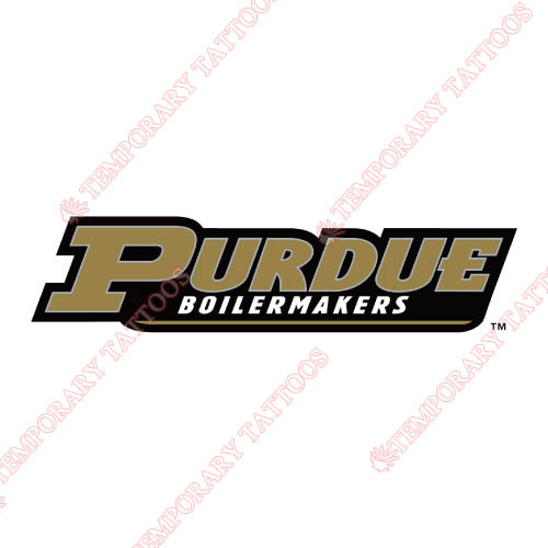 Purdue Boilermakers Customize Temporary Tattoos Stickers NO.5946